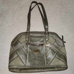B.O.C. Born Concepts Womens Thornton Faux Leather Satchel Handbag RN 100622